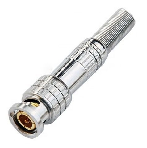 CS CONECTOR BNC CON TORNILLO - METALICO C/RESORTE BNC-TORNI (EL VIVO SE AJUSTA CON TORNILLO PRISIONERO)