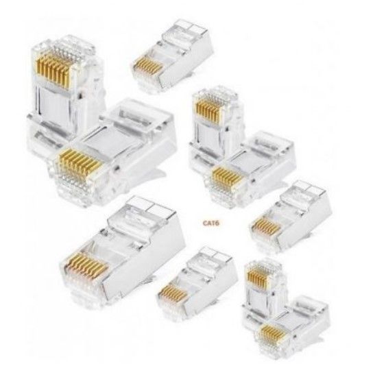 FICHA RJ45 CAT 6 GLC PACK X10 UNIDADES