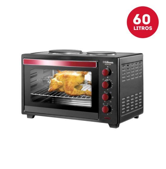 HORNO ELECTRICO AO160 60LT 2000W CON HORNALLA LILIANA