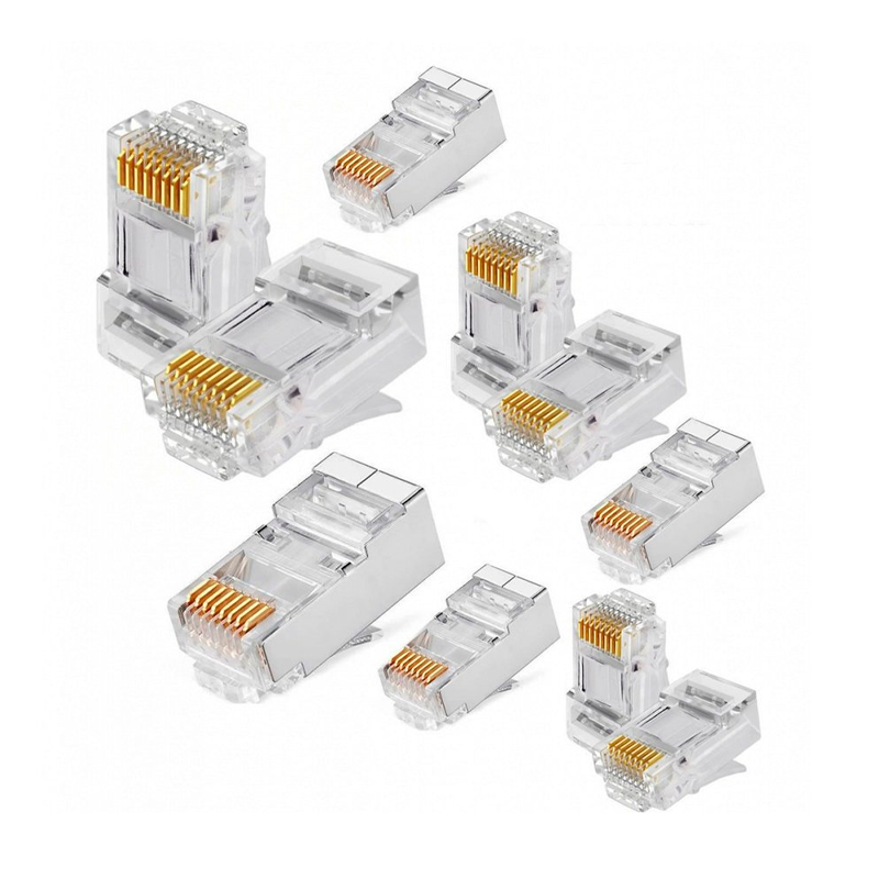 FICHA RJ45 CAT 5E GLC PACK X10 UNIDADES
