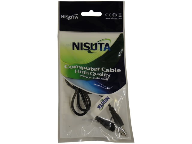 CABLE PLUG AUDIO 3.5 STEREO M-M 0,50CM NISUTA NSCAU35S05
