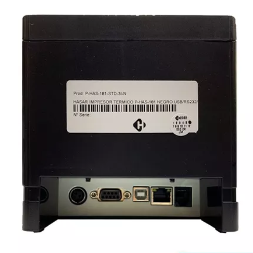 IMPRESORA HASAR 181 COMANDERA TERMICA USB-RED-SERIAL 203 DPI 80MM VEL. 180MM/S P-HAS-181-SDT-3