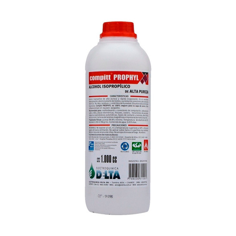 ALCOHOL ISOPROPILICO 1LT DELTA
