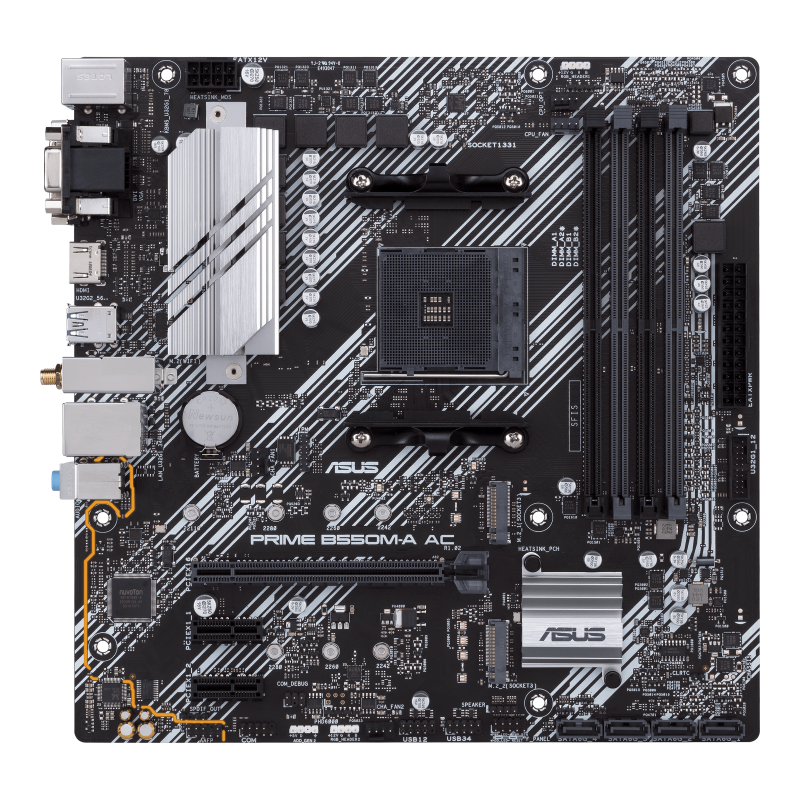 MB ASUS B550M-A AC WIFI M-ATX
