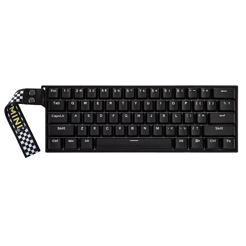 TECLADO USB TIPO C GAMER MAGNETICO AULA MINI60 HE MAX BLACK CONTOUR LINE RGB SPIRIT CLOUD
