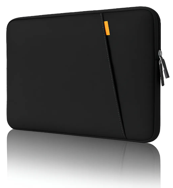 FUNDA NOTEBOOK CDTEK 14" CORDURA C/BOLSILLO NEGRO