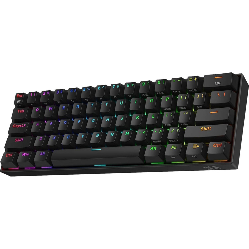 TECLADO USB GAMER REDRAGON K530 DRACONIC PRO BLACK BROWN SWITCH ENGLISH