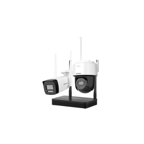 CS KIT EASY LINK HIKVISION WIFI 4 MP 1 NVS + 1 CAM BULLET + 1 CAM DOMOPT NKS424W03H