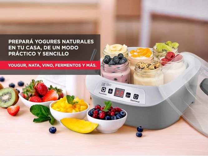 YOGURTERA 6 RECIPIENTES -170 ML CAP X FRASCO - GADNIC YG20