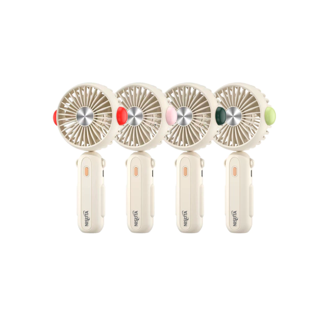 VENTILADOR PORTATIL PLEGABLE CON BATERIA RECARGABLE FANUP2 COLORES VARIOS NISUTA