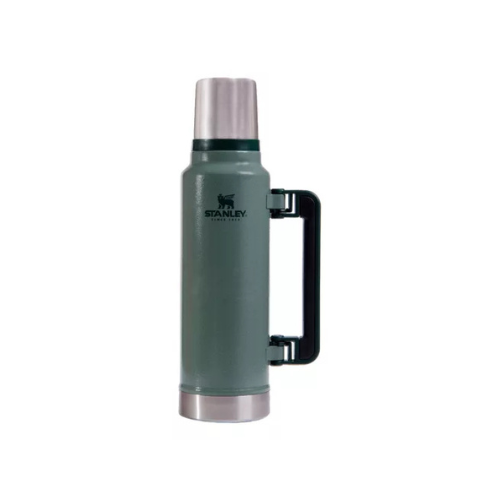 TERMO STANLEY CLASICO 1.4 LTS. ASA PLEGABLE VERDE