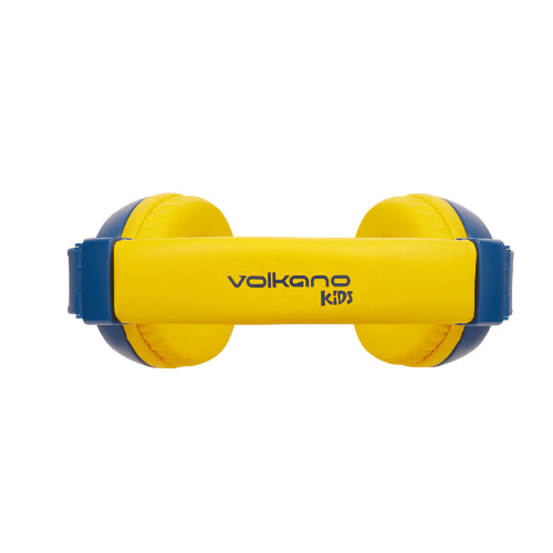AURICULAR VOLKANO KIDS 1,2MTS CABLE PLUG 3.5 MM  VB-2015-YLBL  AZUL