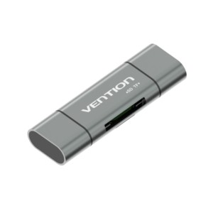 LECTOR MEMORIA 2 EN 1 USB2.0 /MICRO USB Y TIPO C SD/TF VENTION CH-VN-CCJH0