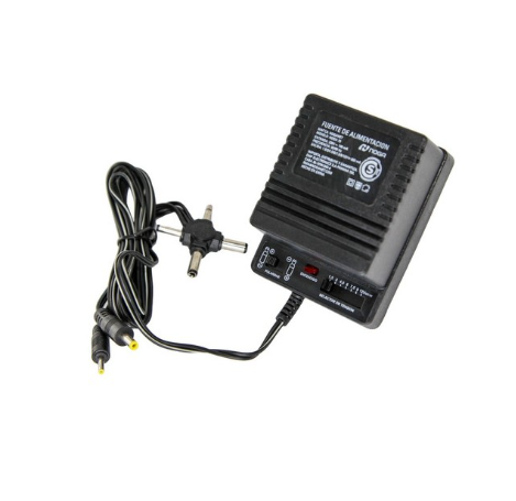 TRAFO UNIVERSAL MULTIPLE 800MA (3/4.5/6/7.5/9/12V) SELECTOR DE POLARIDAD