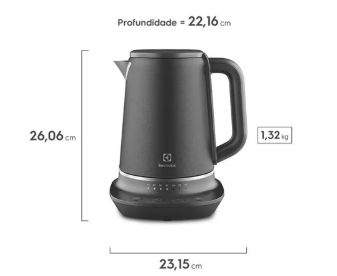 PAVA ELECTRICA EKP70 1.7LT ELECTROLUX EXPERT