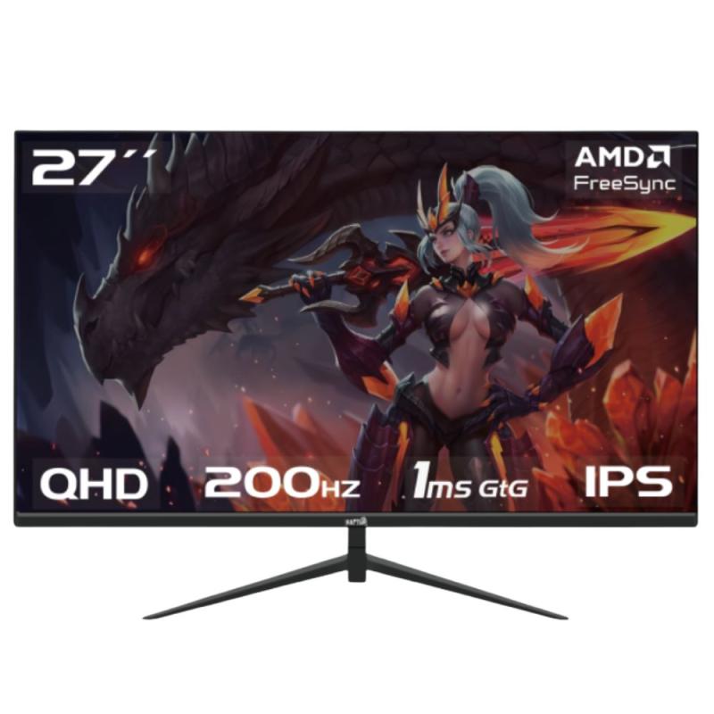 MONITOR LED GAMER 27" QHD IPS 200HZ 1MS RAPTOR HAWK EYE RAP-MON-27QHD-200IPS