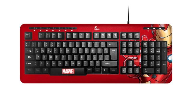 TECLADO USB MARVEL IRON MAN XTK-M401IM
