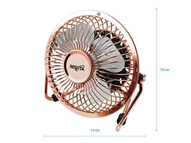 VENTILADOR USB METALICO PARA ESCRITORIO NISUTA NSFANU