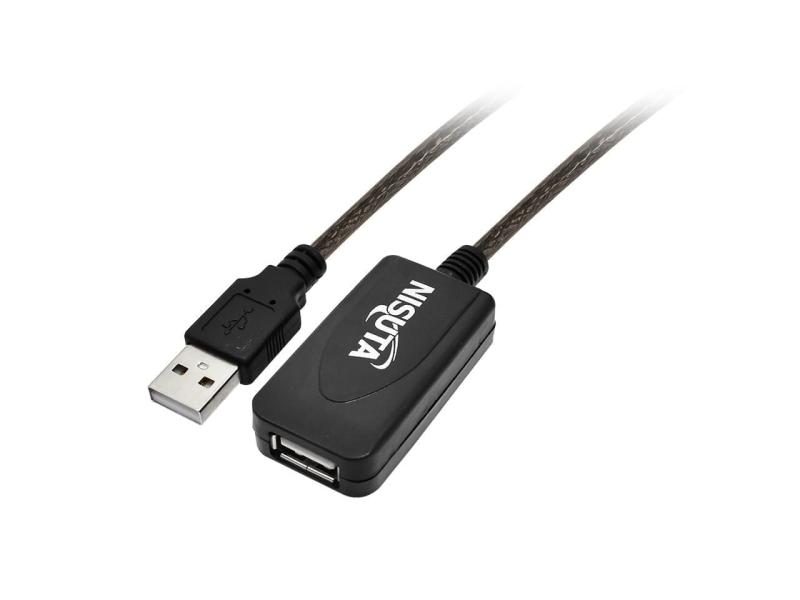 CABLE EXTENSION USB 2.0 AMPLIFICADO 15MT NISUTA NSCAEXUS15