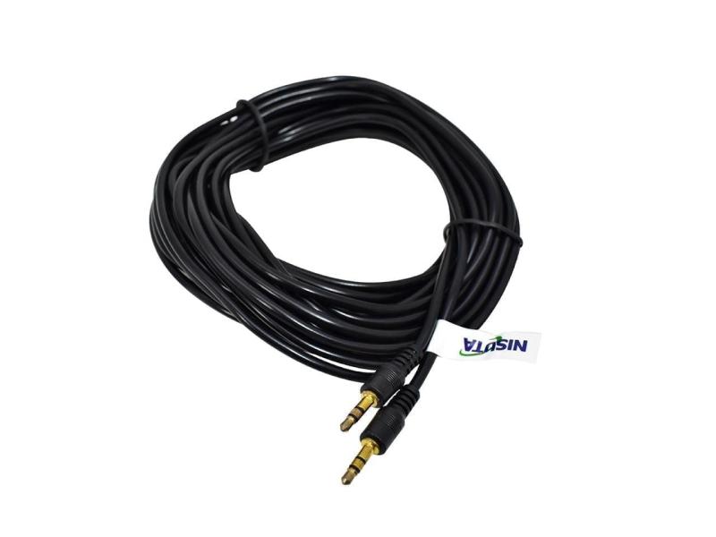 CABLE PLUG AUDIO 3.5 STEREO M-M 10MT NISUTA NSCAU35S10