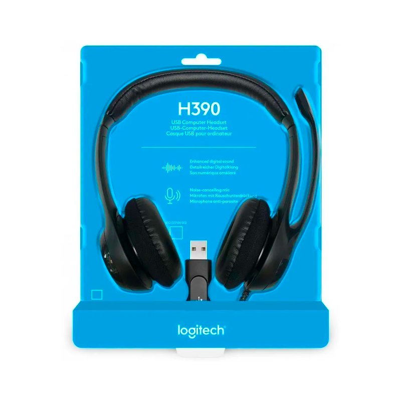AURICULAR LOGITECH USB H390