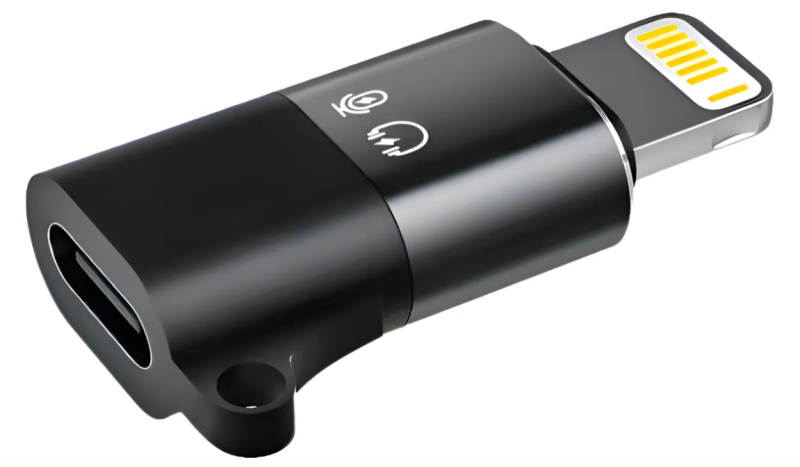 ADAPTADOR TIPO C HEMBRA A IPHONE LIGHTNING AUDIO + CARGA ADA01