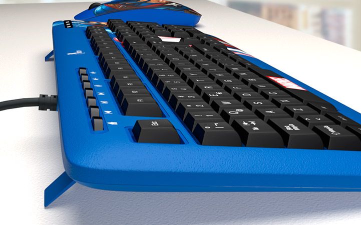 TECLADO USB MARVEL CAPITAN AMERICA XTK-M401CA