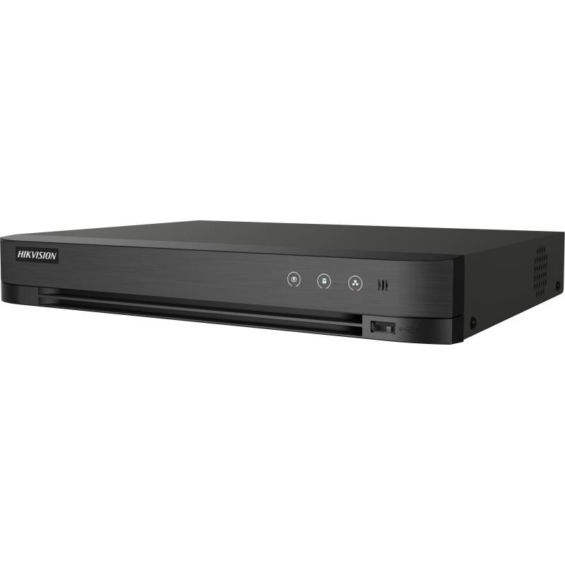 CS DVR 8CH + 4 IP IDS-7208HQHI-M1/XT FULL HD 1080P ACUSENSE +2 CANALES RECON FACIAL DEEP LEARNING HIKVISION