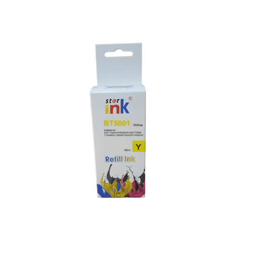 TINTA ALTERNATIVA BROTHER BT-5001 AMARILLO