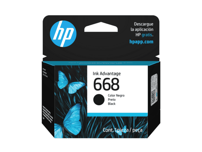 HP 668 NEGRO 2970/2975/2985/2986/4375/6075/6076/6475/6476 3ML