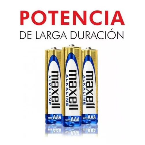 PILA AAA 1.5V MAXELL ALKALINA   X1 UNIDAD
