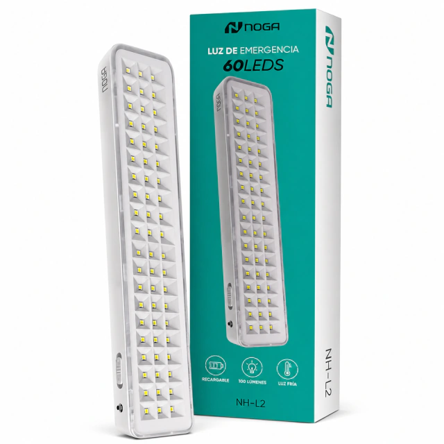 LUZ EMERGENCIA 60 LED NOGA NH-L2