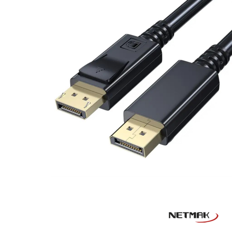 CABLE DISPLAYPORT M-M 1,5MT NETMAK C58