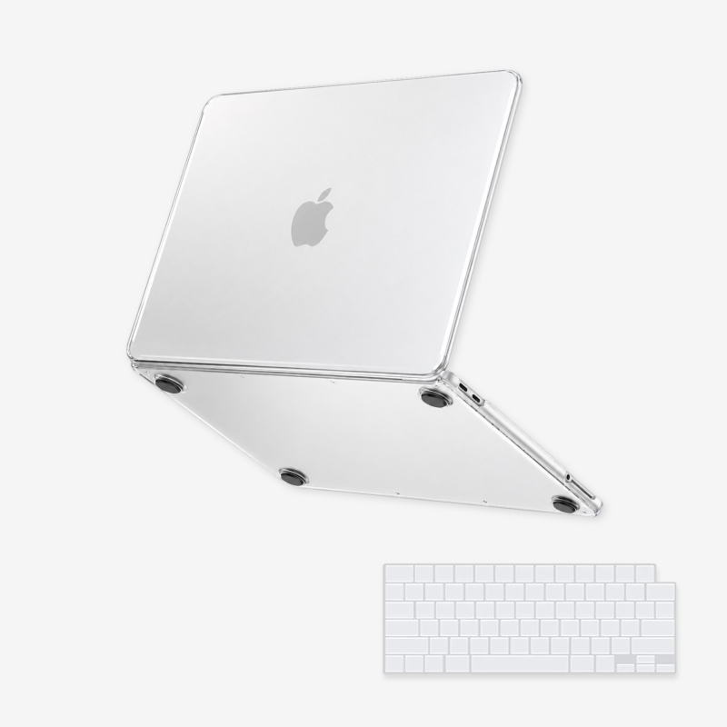 CARCASA MACBOOK NEO CASE + PROTECTOR DE TECLADO TRANSPARENTE