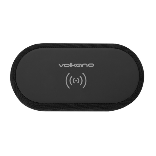PARLANTE BLUETOOTH VOLKANO VK-3135-BK- CON ALARMA Y CARGADOR INALAMBRICO 15W