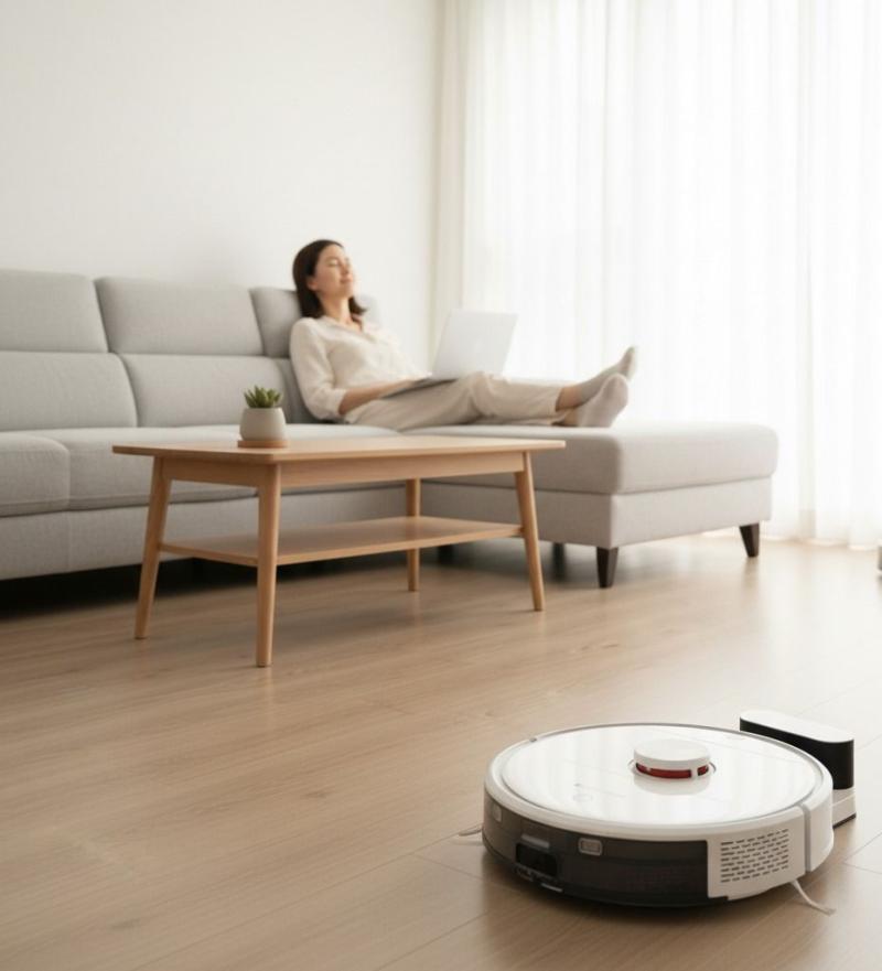 ASPIRADORA ROBOT Y TRAPEADOR 2 EN 1 EZVIZ CS-RE5-TWT2