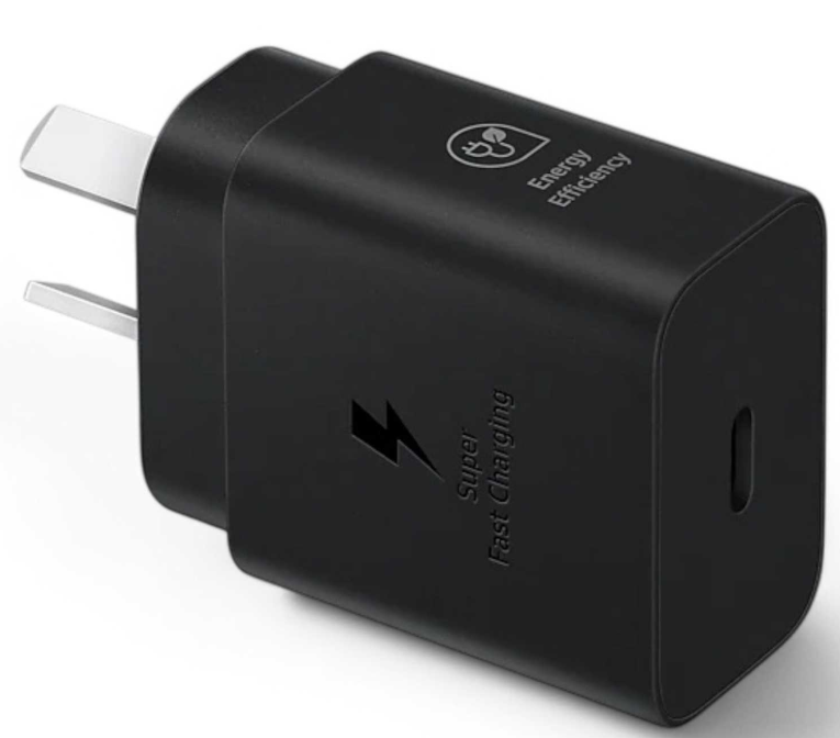 CARGADOR SAMSUNG 5V-9V 3A 25W +CABLE TIPO C NEGRO EP-TA2510XBSGAR