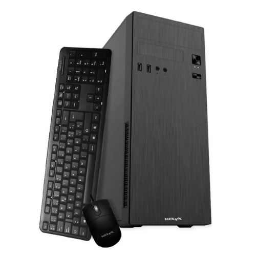 GABINETE (KIT) KELYX LC728-12 FUENTE 500W TEC/MOUSE
