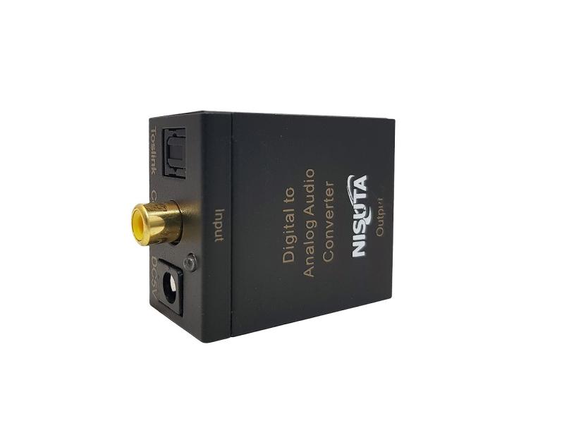 CONVERSOR AUDIO OPTICO TOSLINK A RCA GENERICO