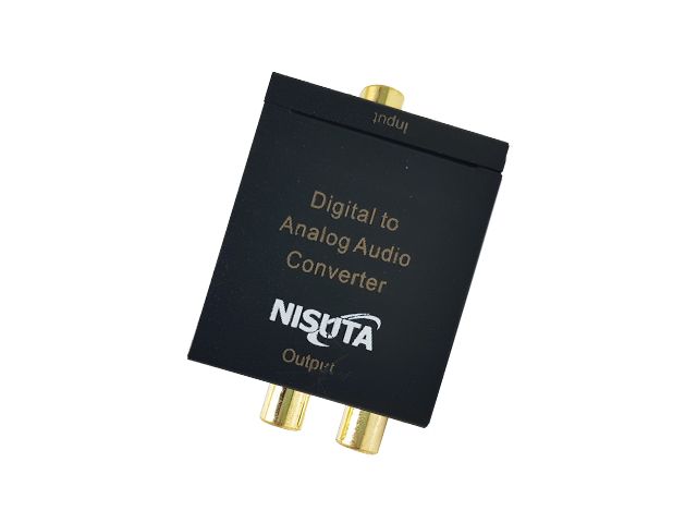 CONVERSOR AUDIO OPTICO TOSLINK A RCA GENERICO