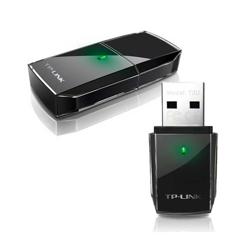 RED USB WIFI TP-LINK T2U AC600 DUAL BAND (433MBPS 5GHZ + 200MBPS 2.4GHZ)