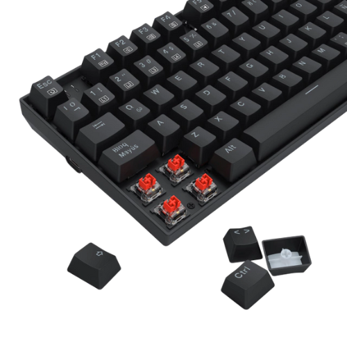 TECLADO USB GAMER REDRAGON ZIGGS BLACK RED SWITCH 94 KEYS
K669-RGB