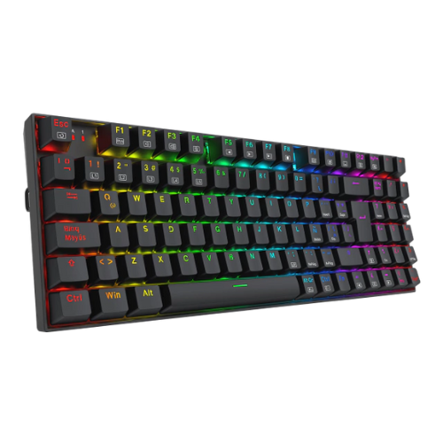 TECLADO USB GAMER REDRAGON ZIGGS BLACK RED SWITCH 94 KEYS
K669-RGB