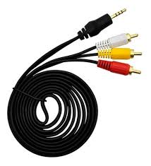 CABLE AUDIO PLUG 3.5 STEREO A 3 RCA 1.4/1.8M NSCAU35V2
