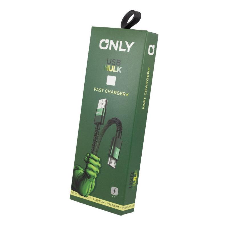 CABLE MICRO USB V8 ONLY MOD88 HULK 4.4A