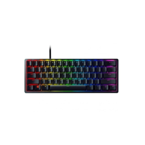 TECLADO USB GAMER RAZER HUNTSMAN MINI 60% OPTICAL SWITCH PURPLE SP LAYOUT BLACK RZ03-03392900-R311