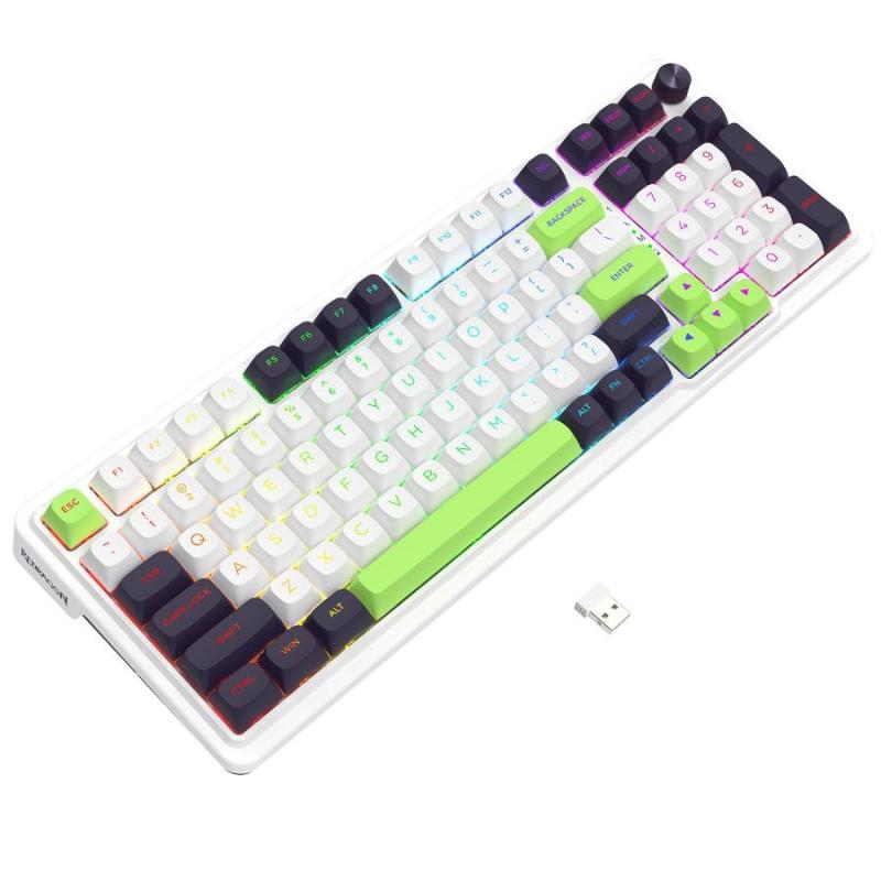 TECLADO USB GAMER REDRAGON K686WBG-RGB-MAX  EISA MAX