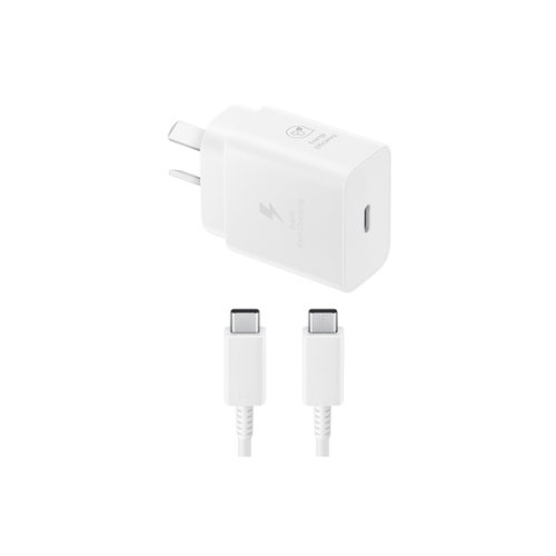 CARGADOR SAMSUNG 5V-9V 3A 25W +CABLE TIPO C BLANCO EP-TA2510XWSGAR