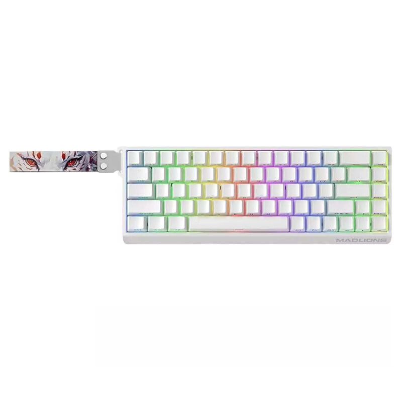 TECLADO USB TIPO C GAMER MAGNETICO MADLIONS MAD68 PRO HE FGG A02663