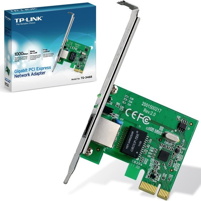 RED PCI-E TP-LINK TG-3468 10/100/1000MBPS